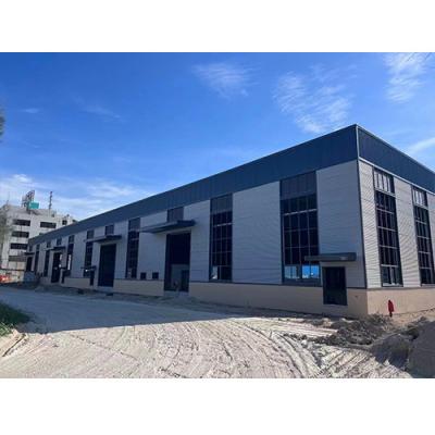 China Edificio de almacén de metal prefabricado industrial, construcción de edificios de acero ligero en venta