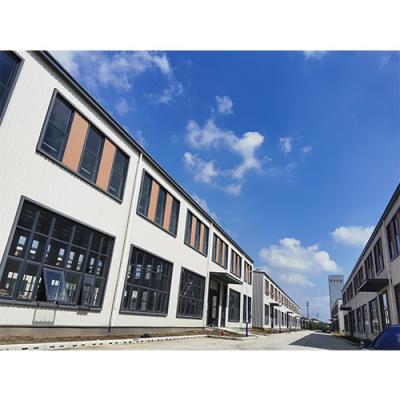 China Two Storey Steel Structure Building Warehouse Prefabricated Industrial Metal Storage Sheds for sale