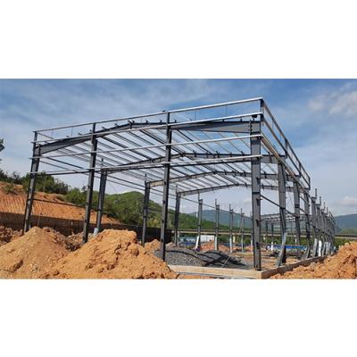 China Pre Fabricated Steel Structure Construction , Industrial Metal Structure Fabrication for sale