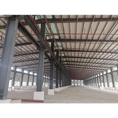 China Frame Metal Building Warehouse Prefabricated Cement Storage Shed for sale