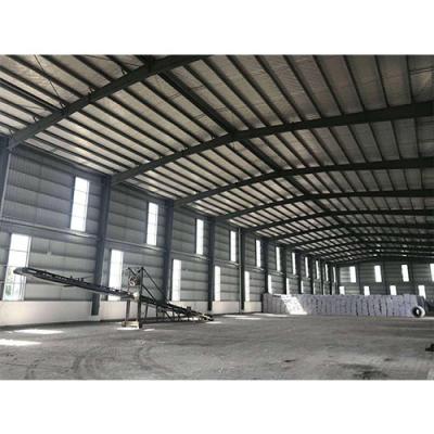 China Welded H-shaped Steel Frame Structural Metal Garage Farm House Storage Building Shed for sale