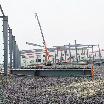 China H Section Steel Frame Industrial Building Prefabricated Metal Frame Structure Construction for sale