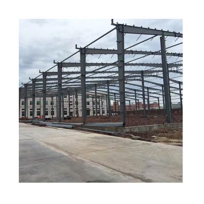 China Outdoor Steel Frame Metal Buildings Anti Fire  Metal Barn Construction Steel Structure for sale