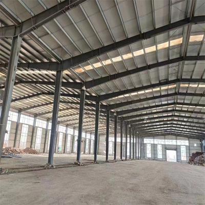 China Anti Fire Steel Frame Warehouse Building , Metal Garage Building With Building Drawings for sale