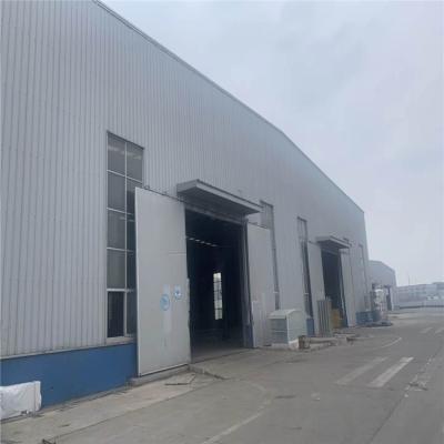 China Steel Frame Multi Storey Buildings , Prefabricated Steel Hangar Buildings for sale