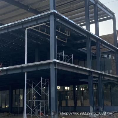 China 2 Story Prefab Metal Buildings Workshop , Modern Steel Structure Two Storey Building for sale