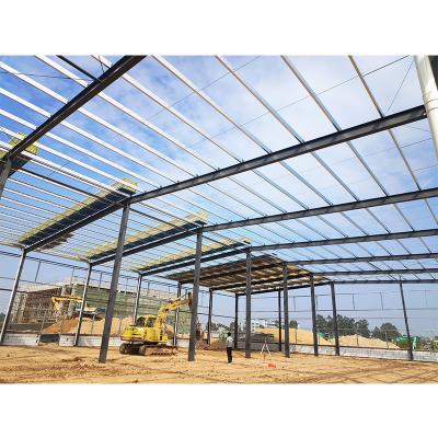 China Prefab Metal Building Construction , Large Space Steel Hangar Building for sale