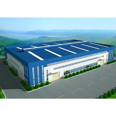 China Commercial Galvanized Steel Structure Warehouse Prefabricated Warehouse Buildings In Steel for sale