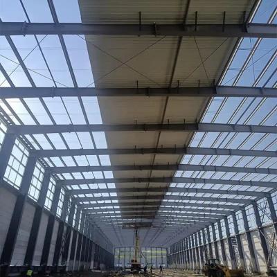 China Fireproofing Steel Structure Shed Workshop , Prefabricated Steel Warehouse Building for sale