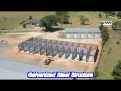 pre engineered steel construction lightweight galvanized steel structure