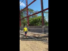 prefab self storage buildings，design car 4s showroom steel structure hall prefabricated buildings