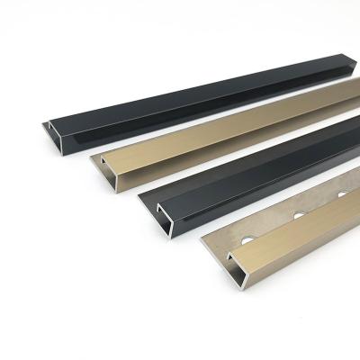 China New Bathroom Tile Modern INTERESTING Tile Accessories Flat Metal Tile Joint Panels Stainless Steel Trim for sale