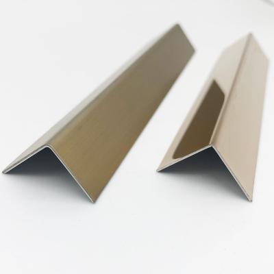 China Modern Professional Tiles Corner Protection Stainless Steel Decorative Metal Joint Panels for sale