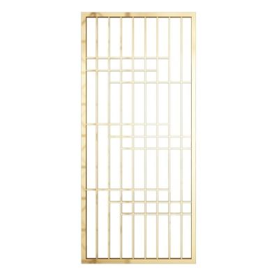 China Traditional Most Popular Art Decor Stainless Steel Furniture Products Room Metal Screen Divider for sale