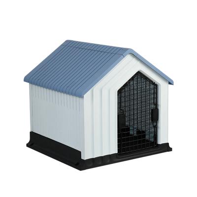 China Mingou Breathable Factory Professional Commercial Designs Outdoor Plastic Dog Crate Kennel for sale