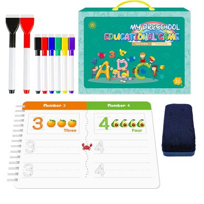 China Children Learning Educational toys for kids 2023 Reusable Early Education Busy Book Activities Toddler English Kids Busy Book for sale