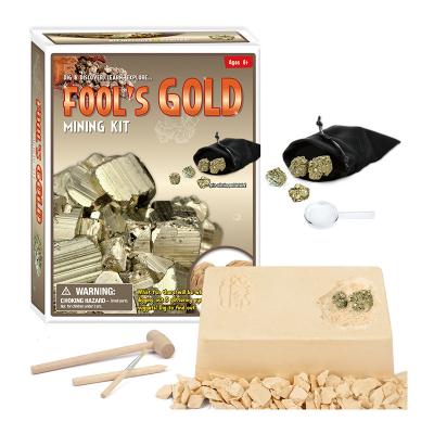 China Puzzle education Educational toys for kids 2023 Science Education Children's Toys  DIY Gold Iron Ore Digging Treasure Fossil Archaeological Toys for sale