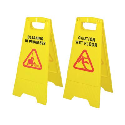 China Floor Caution Sign Best Seller Double Sided Caution Sign Wet Side Plastic Wet Panel Floor Caution Warning Sign For Cleaning for sale