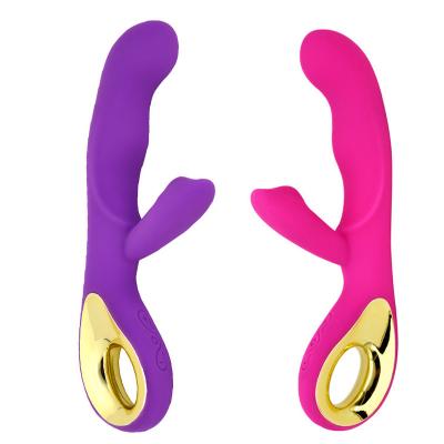 China Silicone+ABS Hot Selling Adult Sex Toy Woman Silicone Rabbit Vibrator 10 Frequency For Women Clitoris Stimulator for sale