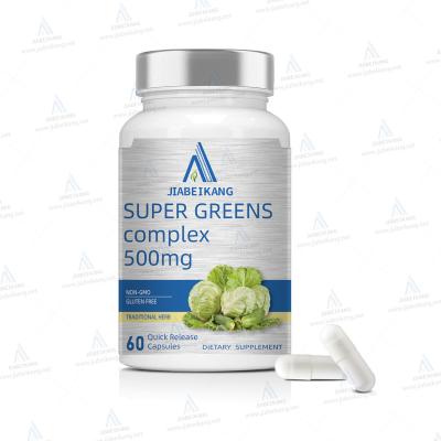 China Detox GMP Announced Green Pill Spirulina Bulk Alga Chlorella Powder Vegan Organic Protein Chlorophyll Superfood Capsules for sale