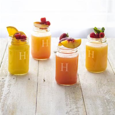 China Country 16 oz. Mason Jar Glass Set of 4 for sale