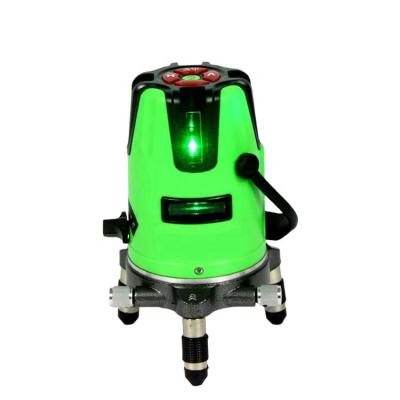 China Long Range Green Laser Level 5 Beam Self Rotary 360 Multi Lines Leveling For Construction 21*15.5*24.5cm for sale