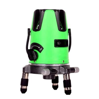 China Base 5 Point Cross Beam 4v1h1d Cross Laser Level Green Self Leveling 360 Kit Rotary Construction 21*15.5*24.5cm for sale