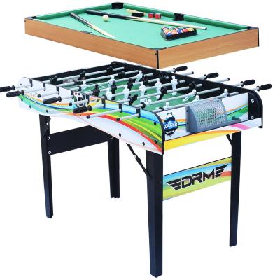 China Promotion 4ft Automatic Ball Billiard Snooker Table Soccer Table Running MDF Return Playfield With Ball Return System Red Green Black Accessories for sale