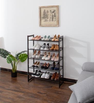 China (Size) DRM Adjustable Single Shoe Rack Assembled Display Rack With Multi-Layers for sale