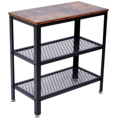 China DRM 3 Tier Side Table End Table Industrial Coffee Table For Living Room And Bedroom - Available In Local US/EU Warehouse for sale