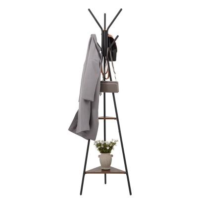 China (Size)DRM Adjustable Entryway Coat Rack Metal Coat Tree with 2 Shelves, Premium Coat Rack for Clothes, Hat, Bag, Purse, Umbrella for sale