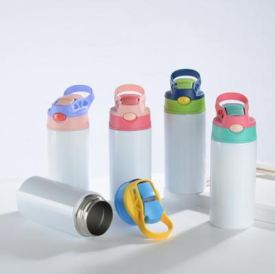 China Viable Stainless Steel Vacuum Kids Sprinkle Drink Plain Bottle 500ml Water Bottles Kids With Straw Logo Custom Sport Bpa Free School for sale