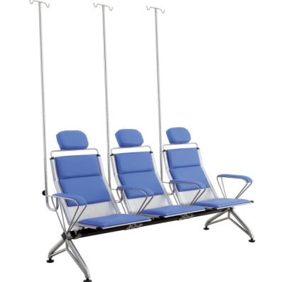 China Modern 3 Seater Hospital Furniture Hospital Medical Infushion Chair Waiting Room Chairs For Patients for sale