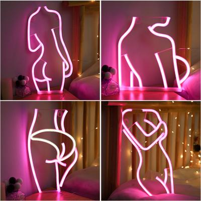 China PLUG-IN LIGHT BOX Bar Room Wall Custom Led Sign Party Atmosphere Led Sign Board Outdoor Creativity Advertising Led Decor Light for sale