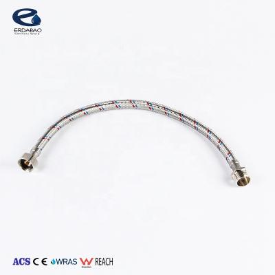 China Modern Flexible Stainless Steel Wire Braided Sink Hose, Braided Wire Tubing Hose With ACS CE Watermark WRAS Certificate for sale