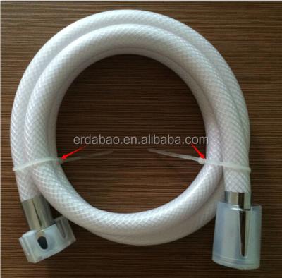 China Modern White Color Flexible Extension PVC Shower Hose All Cool Material for sale