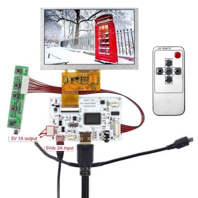 China HD MI LCD Panel With 4.3 Inch 480X272 40P TTL Interface LCD Screen + 4.3inch Remote Control for sale