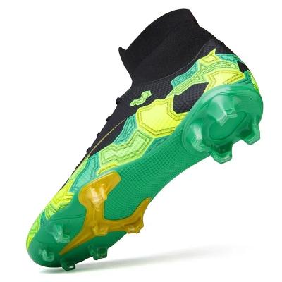 China Fashion trend men's outdoor custom brand professional AG TG boy football boots turf cleats training sports soccer shoes for sale