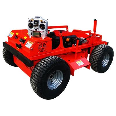 China 4-Stroke RC Mower 4WD Lawn Mower Robot Remote Control Grass Cutter for sale