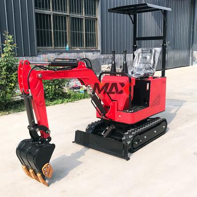 China Micro Farms Excavator 10 12 Crawler Mini Earth Digging Machine For Sale for sale