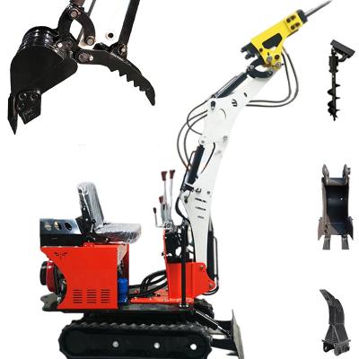 China Farms Minibagger Excavator With Accessories Quick Coupler Rice Tooth Digger Thumb for sale