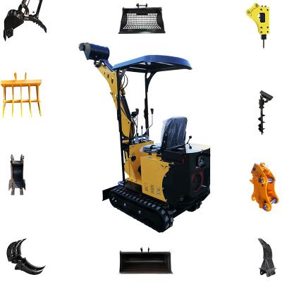 China Farms Miniexcavadora Excavator With Accessories Quick Coupler Rice Tooth Digger Thumb for sale