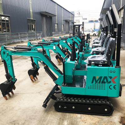 China Chinese Farms Mini Excavator 0.8 1 Ton Small Crawler Land Digger Machines For Sale for sale