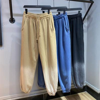 China Breathable Men's Korean Streetwear Stacked Streetwear Sweatpants for sale