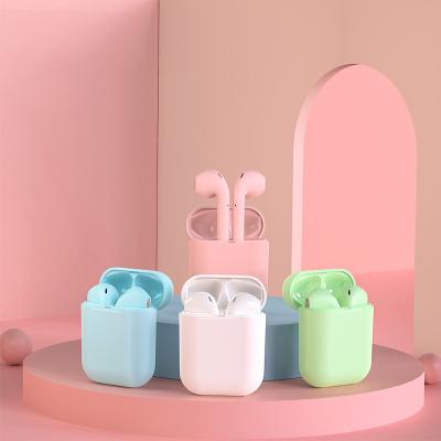 China Real Promotion I12 Tws Earbuds Real Healthy Colorful Wireless Earphone Easy Carry Waterproof Wireless Earphone for sale