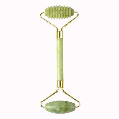 China DUAL PURPOSE ROLLER of Fresh JADE Massaging Jade Smooth and Textured Facial Roller a daily ritual an act of self care for sale