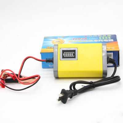 China UniversalÂ   12V Motorcycle Battery Charger Lead Acid Battery Charger Intelligent Repair Connection Anti-Reverse Charger for sale