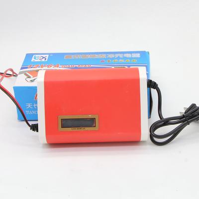 China Lead Acid Battery Car Battery Charger 12v6a Water Intelligent High Power Lead Acid Universal Dry Battery Charger for sale