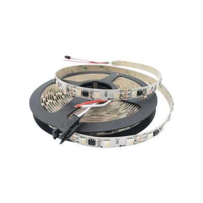 China Residential Individual Accessible TM1824 Flex SMD5050 DC12V 60LED/M IP20 RGBW Digital RGB Pixel LED Strip for sale