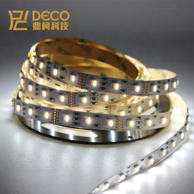 China Residential Shenzhen SMD 5050 RGBWW WRGBWW RGB+CCT 5 colors in 1 chip flexible LED strips with 60leds/m DC12V DC24V for sale